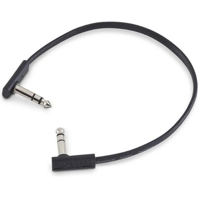 RockBoard Flat TRS 30 cm Ъглов - Ъглов Пач кабел (RBO CAB F TRS 30 BK)