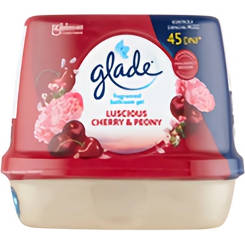 Glade Lucious Cherry & Peony vonný gel do koupelny 180 g