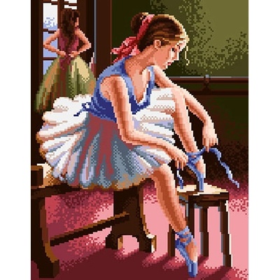 Казанлъшки гоблени Гоблен Преди танца Puppets (Унгарски)