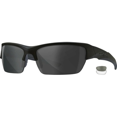 Brýle Wiley X Valor smoke grey/clear lens,matte black frame