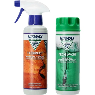 NIKWAX Tech Wash a impregnace TX.Direct Spray-On 300 + 300 ml