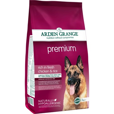 Arden Grange Dog Adult Premium rich fresh Chicken & Rice 2 kg