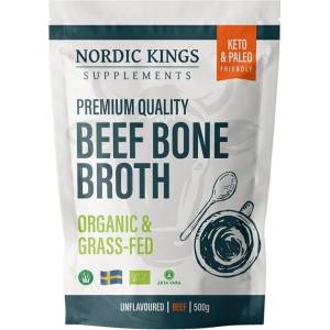 Nordic Kings Телешки костен бульон, неовкусен (Organic), 500 g прах Nordic Kings (600107 (33180) AS)