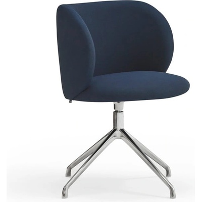 Teulat Тъмносин тапициран трапезен стол Mogi - Teulat (17507_TE)