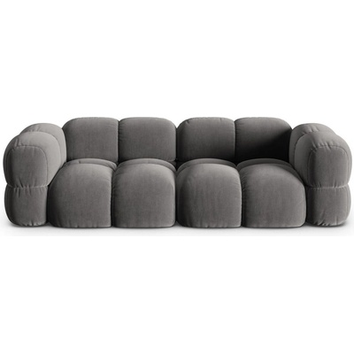 Cosmopolitan Design Сив кадифен диван 250 cm Loretto - Cosmopolitan Design (COS_4S_120_F1_LORETTO6)