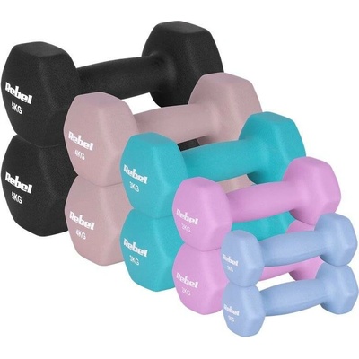 REBEL ACTIVE RBA-2330-S5 litinové neoprenové HEX sada 30 kg
