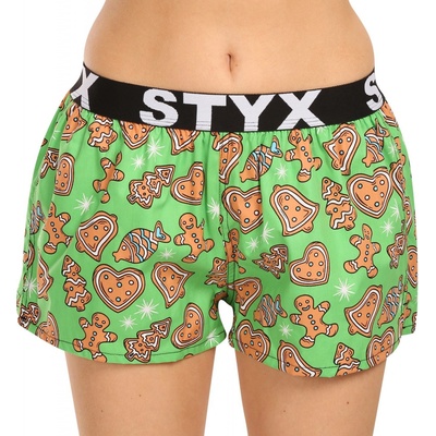 Styx Dámske trenky art športová guma Vianoce perníčky (T1753)