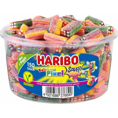 Haribo Rainbow Pixel Sauer kyslé želé cukríky 1200 g