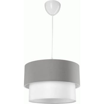 Image 1 of INTO ПЕНДЕЛ ASZ-0886 DECO ART 1xE27 СИВ/МАТ/БЯЛ (IT ASZ-0886 GR+MAT+WT)