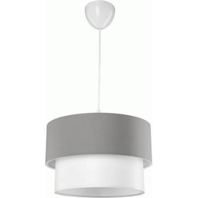 INTO ПЕНДЕЛ ASZ-0886 DECO ART 1xE27 СИВ/МАТ/БЯЛ (IT ASZ-0886 GR+MAT+WT)