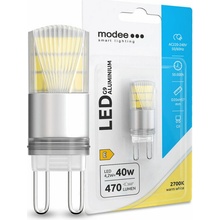 Modee LED žiarovka G9 Aluminium 4,2W teplá biela ML-G9A2700K4,2WB1