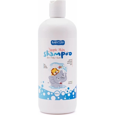 Babyton Dětský sprchový gel a šampon na vlasy 2v1 ATOPIK 400 ml