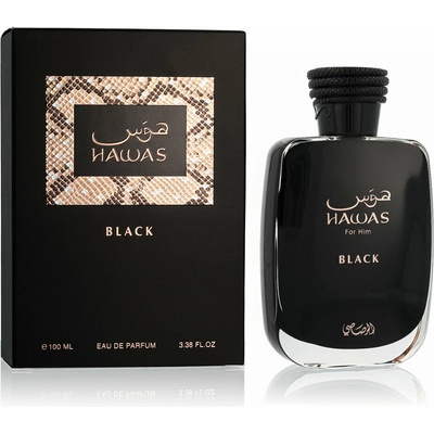 Rasasi Hawas Black parfumovaná voda pánska 100 ml