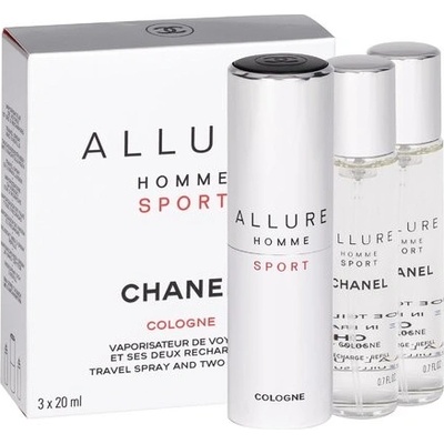 Chanel Allure Sport kolínská voda pánska 3 x 20 ml