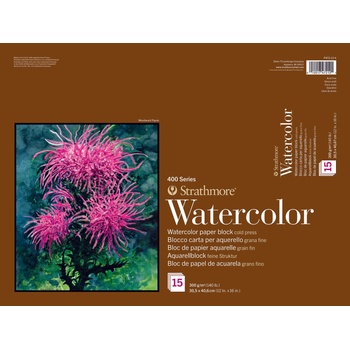 Strathmore 400 Series Watercolour Скицник 15 30, 5 x 40, 5 cm 300 g (P472-12-4)