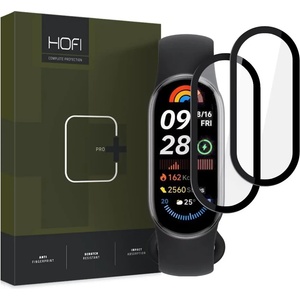 HOFI HYBRID PRO+ 2-БРОЯ защитено стъкло за Xiaomi Smart Band 9 / 9 NFC черно (5906302375868)
