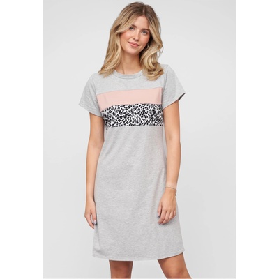 Urban Classics Тениска T-Shirt Dress Colorblock heather grey XXLUB-25076024-00431 - Камуфлаж, размер M