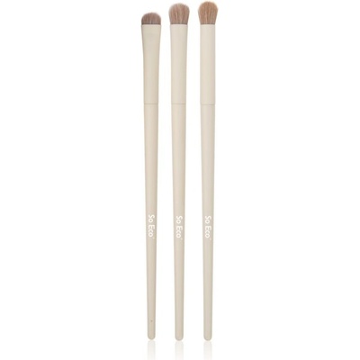 So Eco Eye Crease sada štetcov na líčenie očí 3 ks