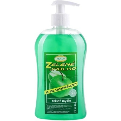 Nuccco tekuté mydlo zelené jablko s dávkovačom 500 ml