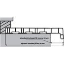 Vnitřní parapet - Rehau 250 mm bílý