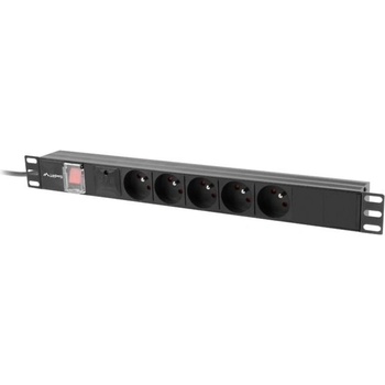 Lanberg 5 Plug 2 m Switch (PDU-05E-0200-IEC-BK)