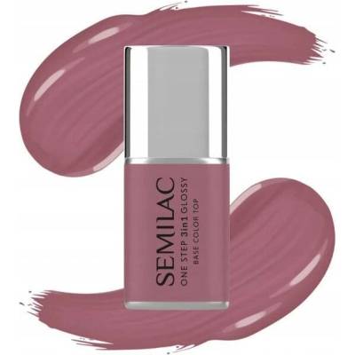 Hybridní lak Semilac One Step 3v1 Glossy 7ml S201 Earth Pink
