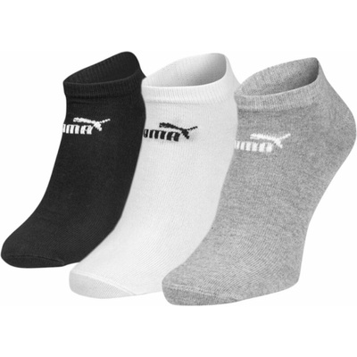 PUMA 3 PACK 947109 Sivo-čierna