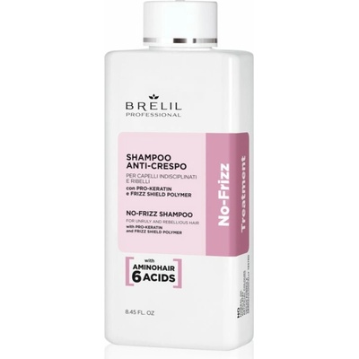 Brelil Professional No Frizz šampón pre nepoddajné a krepovité vlasy 250 ml