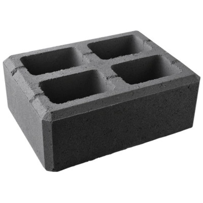 Tvárnice plotová sloupková DITON VISO černá 300×400×150 mm