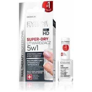 Eveline Cosmetics Nail Therapy Nail Hardener and Dryer 5in1 Super-Dry 12ml