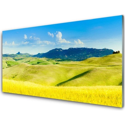 Obraz plexi Dedina hory príroda 100x50 cm