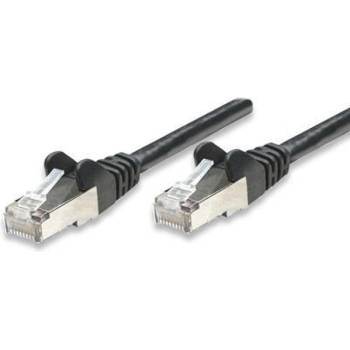Manhattan Пач кабел Intellinet 739795, SFTP, Cat. 6, 0.25м, черен (739795)