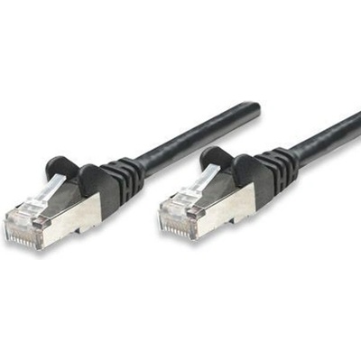 Manhattan Пач кабел Intellinet 739795, SFTP, Cat. 6, 0.25м, черен (739795)