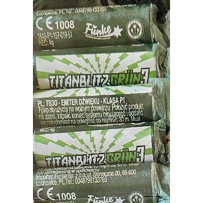 Petardy Titanblitz3 green 5 ks