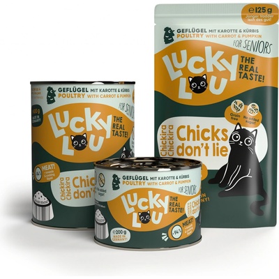 LUCKY LOU Lifestage Senior Hydina 4 x 125 g