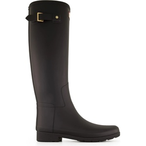 Hunter Boots Гумени ботуши Hunter boots Women's Refined Gold Trim Tall Boot Wellington boots - Black - размер 42 (EU) (131-0212-0115)