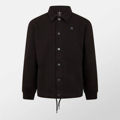 G Star Яке G Star Men's Cotton Long Sleeve Coach Jacket - Dk Black