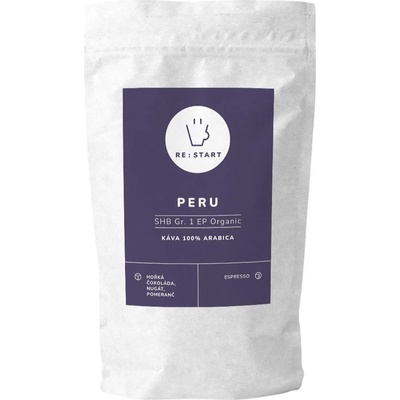 RE: START Coffee Кафе на зърна PERU - SHB GR. 1 ORGANIC 250 g, RE: START (RES250PER)