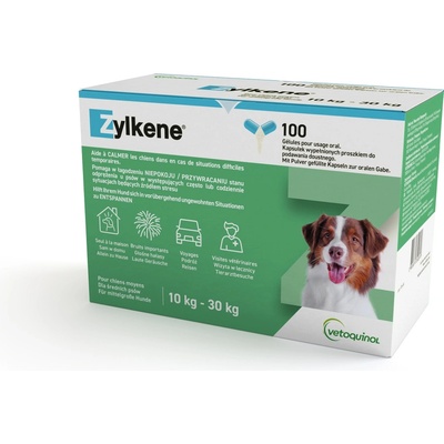 Vétoquinol Zylkene 225 mg за средно големи кучета за успокояване 10 таблетки