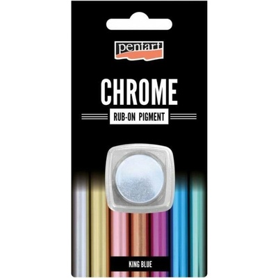 Zalešťovací pigmentový pudr CHROM efekt 0,5g KRÁLOVSKÁ MODŘ