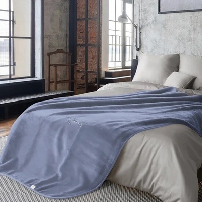 Pierre Cardin Španielska modrá Španielska deka Polyester deka 220x240