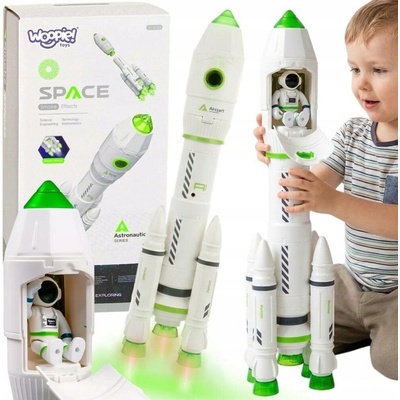 Interaktivní vesmírná raketa Woopie se zvukovými a světelnými efekty