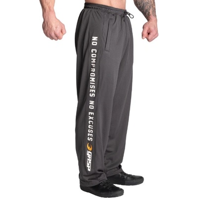 Gasp Core Mesh Pants šedé