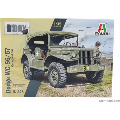 Italeri Dodge Wc56 57 4x4 Command Car Military 1944 1:35
