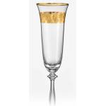Crystalex-BOHEMIA CRYSTAL Cristalex Ритуални чаши 190 мл-2бр Златен кант 40600/438184 (0109171)