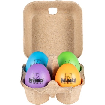 NINO Percussion NINOSET21 Egg Shaker Box - 4 Pcs