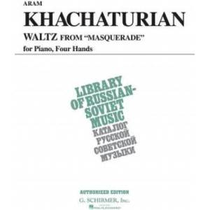 Waltz from Masquerade (Vaap Edition): Piano Duet | Khachaturian Aram, Aram Khachaturian (ISBN: 9780793537808)