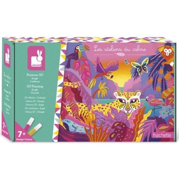 Janod Atelier Комплект Midi 3D рисуване Джунгла от 7 години