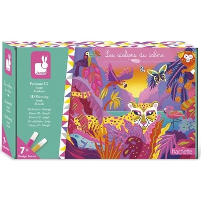 Janod Atelier Комплект Midi 3D рисуване Джунгла от 7 години
