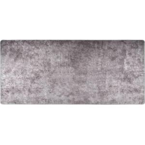  Килим, миещ се, 80x300 см, сив, противоплъзгащ